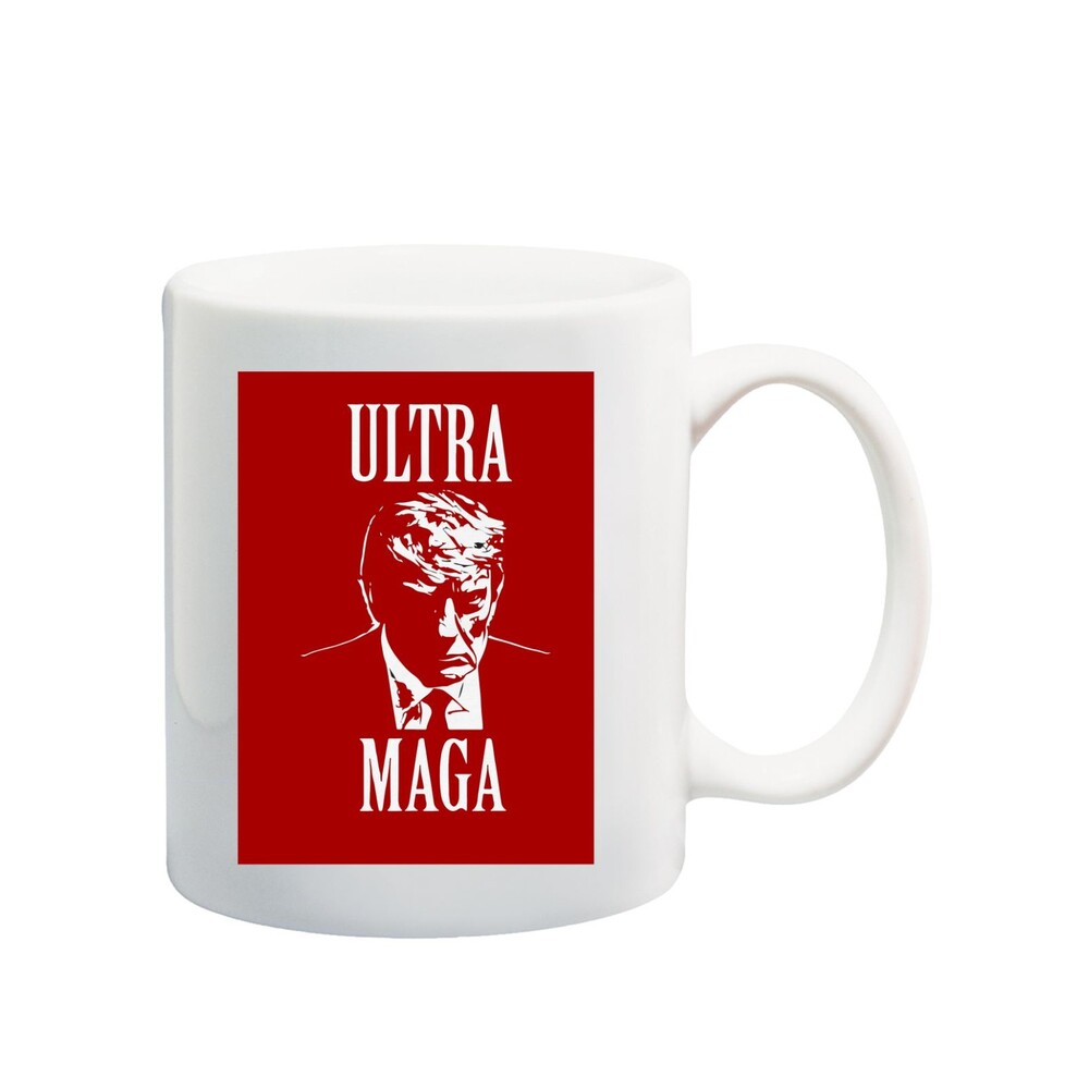 Donald Trump Mugshot Mug 2024 Arrest Funny Political Mug Ultra Maga 2024